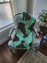 Load image into Gallery viewer, Black Schnauzer Quilted Blanket 50x60