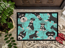 Load image into Gallery viewer, Black and Silver Schnauzer Doormat - 24x36 Decorative Floor Mat – Indoor/Outdoor Rug with Artistic Flair