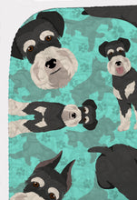 Load image into Gallery viewer, Black and Silver Schnauzer Quilted Blanket 50x60