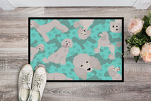 Load image into Gallery viewer, White Standard Poodle Doormat - 24x36 Decorative Floor Mat – Indoor/Outdoor Rug with Artistic Flair