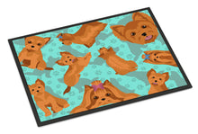 Load image into Gallery viewer, Red Yorkie Doormat - 24x36 Decorative Floor Mat – Indoor/Outdoor Rug with Artistic Flair