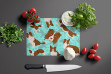 Load image into Gallery viewer, Red Border Collie Glass Cutting Boards – Durable, Decorative Kitchen Art Large