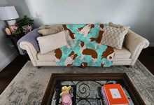 Load image into Gallery viewer, Red Border Collie Quilted Blanket 50x60