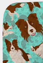 Load image into Gallery viewer, Red Border Collie Quilted Blanket 50x60