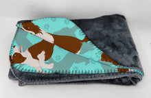 Load image into Gallery viewer, Red Border Collie Soft Travel Blanket with Bag