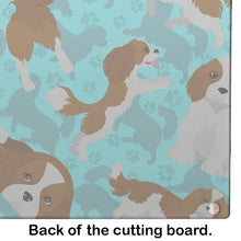 Load image into Gallery viewer, Blenheim Cavalier Spaniel Glass Cutting Boards – Durable, Decorative Kitchen Art Large
