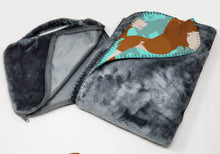 Load image into Gallery viewer, Blenheim Cavalier Spaniel Soft Travel Blanket with Bag