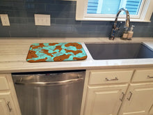 Load image into Gallery viewer, Ruby Cavalier Spaniel Dish Drying Mat – Absorbent, Artistic Kitchen Essentials