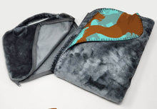Load image into Gallery viewer, Ruby Cavalier Spaniel Soft Travel Blanket with Bag