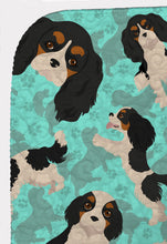 Load image into Gallery viewer, Tricolor Cavalier Spaniel Quilted Blanket 50x60