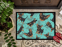 Load image into Gallery viewer, Black and Tan Chihuahua Doormat - 24x36 Decorative Floor Mat – Indoor/Outdoor Rug with Artistic Flair
