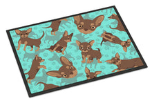Load image into Gallery viewer, Chocolate Chihuahua Doormat - 24x36 Decorative Floor Mat – Indoor/Outdoor Rug with Artistic Flair
