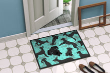 Load image into Gallery viewer, Black Great Dane Doormat - 24x36 Decorative Floor Mat – Indoor/Outdoor Rug with Artistic Flair