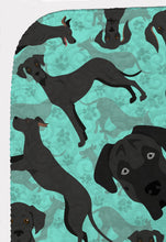 Load image into Gallery viewer, Black Great Dane Quilted Blanket 50x60