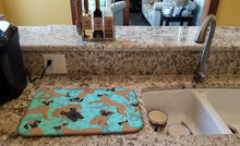 Load image into Gallery viewer, Fawn Great Dane Dish Drying Mat – Absorbent, Artistic Kitchen Essentials