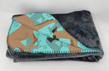 Load image into Gallery viewer, Fawn Great Dane Soft Travel Blanket with Bag