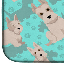 Load image into Gallery viewer, Wheaten Scottish Terrier Dish Drying Mat – Absorbent, Artistic Kitchen Essentials