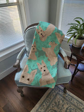 Load image into Gallery viewer, Wheaten Scottish Terrier Quilted Blanket 50x60