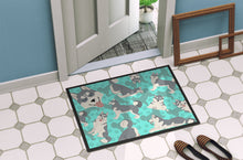 Load image into Gallery viewer, Grey Siberian Husky Doormat - 24x36 Decorative Floor Mat – Indoor/Outdoor Rug with Artistic Flair