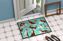 Load image into Gallery viewer, Red Siberian Husky Doormat - 24x36 Decorative Floor Mat – Indoor/Outdoor Rug with Artistic Flair