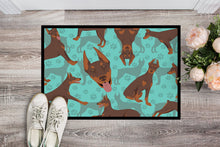 Load image into Gallery viewer, Red Doberman Pinscher Doormat - 24x36 Decorative Floor Mat – Indoor/Outdoor Rug with Artistic Flair