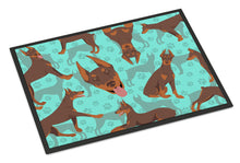 Load image into Gallery viewer, Red Doberman Pinscher Doormat - 24x36 Decorative Floor Mat – Indoor/Outdoor Rug with Artistic Flair