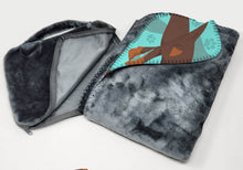 Load image into Gallery viewer, Red Doberman Pinscher Soft Travel Blanket with Bag
