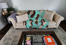 Load image into Gallery viewer, Liver English Springer Spaniel Quilted Blanket 50x60