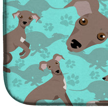 Load image into Gallery viewer, Fawn Italian Greyhound Dish Drying Mat – Absorbent, Artistic Kitchen Essentials