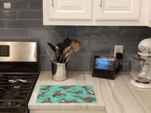 Load image into Gallery viewer, Fawn Italian Greyhound Glass Cutting Boards – Durable, Decorative Kitchen Art Large