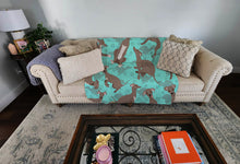 Load image into Gallery viewer, Fawn Italian Greyhound Quilted Blanket 50x60