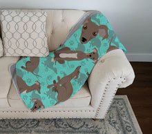 Load image into Gallery viewer, Fawn Italian Greyhound Quilted Blanket 50x60