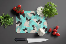 Load image into Gallery viewer, Black and Whtie Papillon Glass Cutting Boards – Durable, Decorative Kitchen Art Large