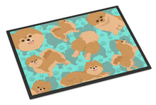 Load image into Gallery viewer, Orange Pomeranian Doormat - 24x36 Decorative Floor Mat – Indoor/Outdoor Rug with Artistic Flair