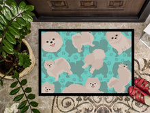 Load image into Gallery viewer, White Pomeranian Doormat - 24x36 Decorative Floor Mat – Indoor/Outdoor Rug with Artistic Flair
