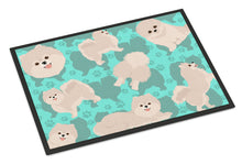 Load image into Gallery viewer, White Pomeranian Doormat - 24x36 Decorative Floor Mat – Indoor/Outdoor Rug with Artistic Flair