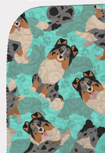 Load image into Gallery viewer, Blue Merle Sheltie Quilted Blanket 50x60