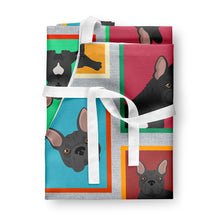 Load image into Gallery viewer, Lots of Black French Bulldog Apron – Artist-Designed Kitchen, BBQ &amp; Craft Apron