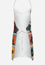 Load image into Gallery viewer, Lots of Black French Bulldog Apron – Artist-Designed Kitchen, BBQ &amp; Craft Apron