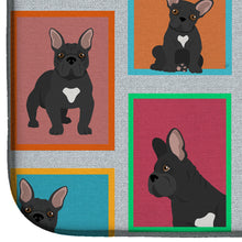 Load image into Gallery viewer, Lots of Black French Bulldog Dish Drying Mat