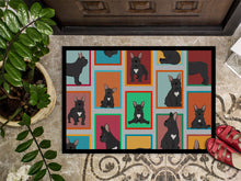 Load image into Gallery viewer, Lots of Black French Bulldog Doormat - 24x36 Decorative Floor Mat – Indoor/Outdoor Rug with Artistic Flair