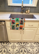 Load image into Gallery viewer, Lots of Black French Bulldog Kitchen Towel