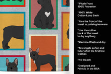 Load image into Gallery viewer, Lots of Black French Bulldog Kitchen Towel