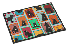 Load image into Gallery viewer, Lots of Black French Bulldog Doormat - 18x27 Decorative Floor Mat – Indoor/Outdoor Rug with Artistic Flair
