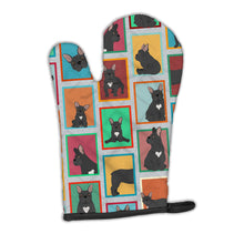Load image into Gallery viewer, Lots of Black French Bulldog Oven Mitt