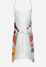 Load image into Gallery viewer, Lots of Black and White French Bulldog Apron – Artist-Designed Kitchen, BBQ &amp; Craft Apron