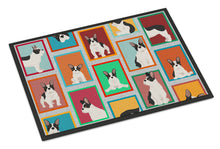 Load image into Gallery viewer, Lots of Black and White French Bulldog Doormat - 24x36 Decorative Floor Mat – Indoor/Outdoor Rug with Artistic Flair
