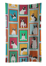 Load image into Gallery viewer, Lots of Black and White French Bulldog Kitchen Towel