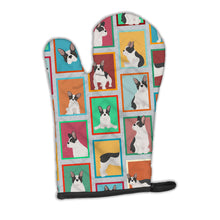 Load image into Gallery viewer, Lots of Black and White French Bulldog Oven Mitt