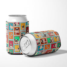 Load image into Gallery viewer, Lots of Fawn Pug Can or Bottle Hugger